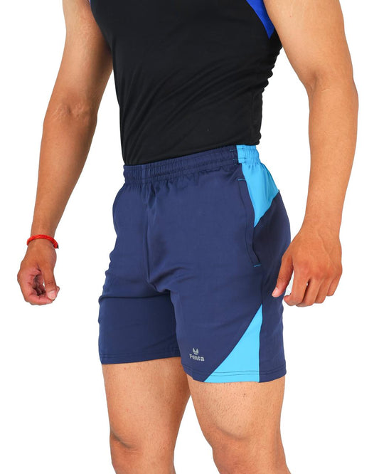 Fenta 4-Way Lycra Shorts with Dual Side Zippers