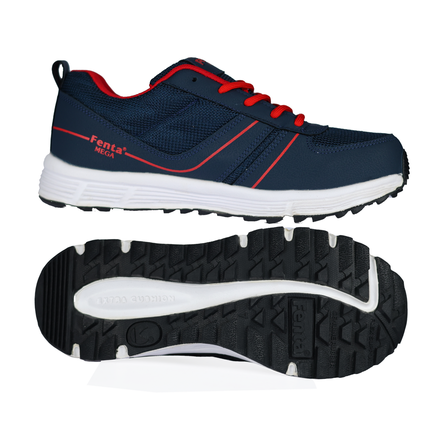 Fenta MEGA: Ventilated PU-PVC Shoe with Cushioned Phylon Rubber Sole