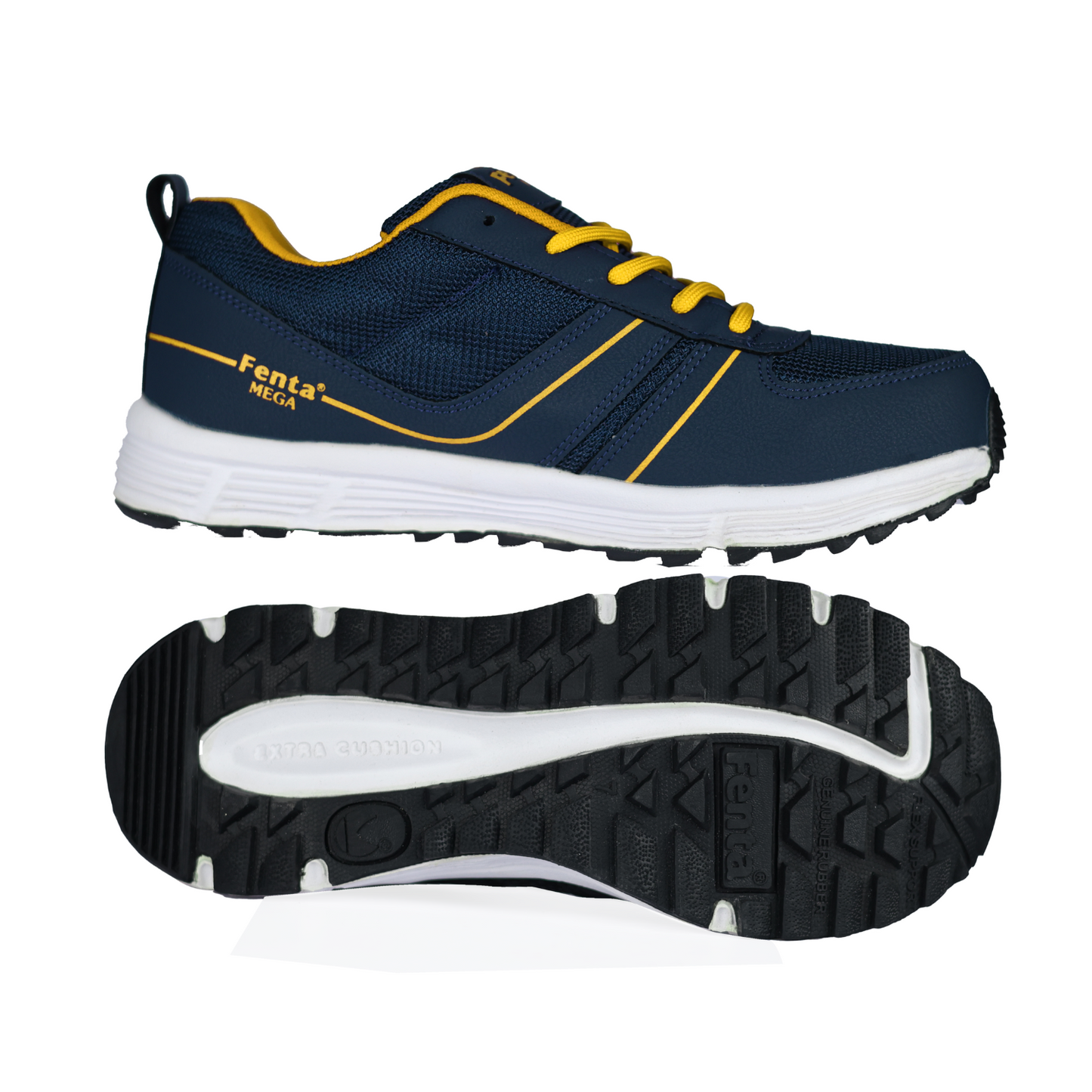 Fenta MEGA: Ventilated PU-PVC Shoe with Cushioned Phylon Rubber Sole