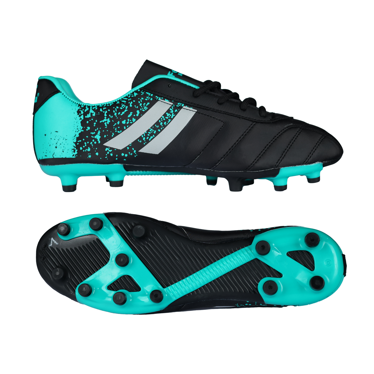 Fenta BOOST: PU-PVC Soccer Shoe with Two-Tone TPU Sole