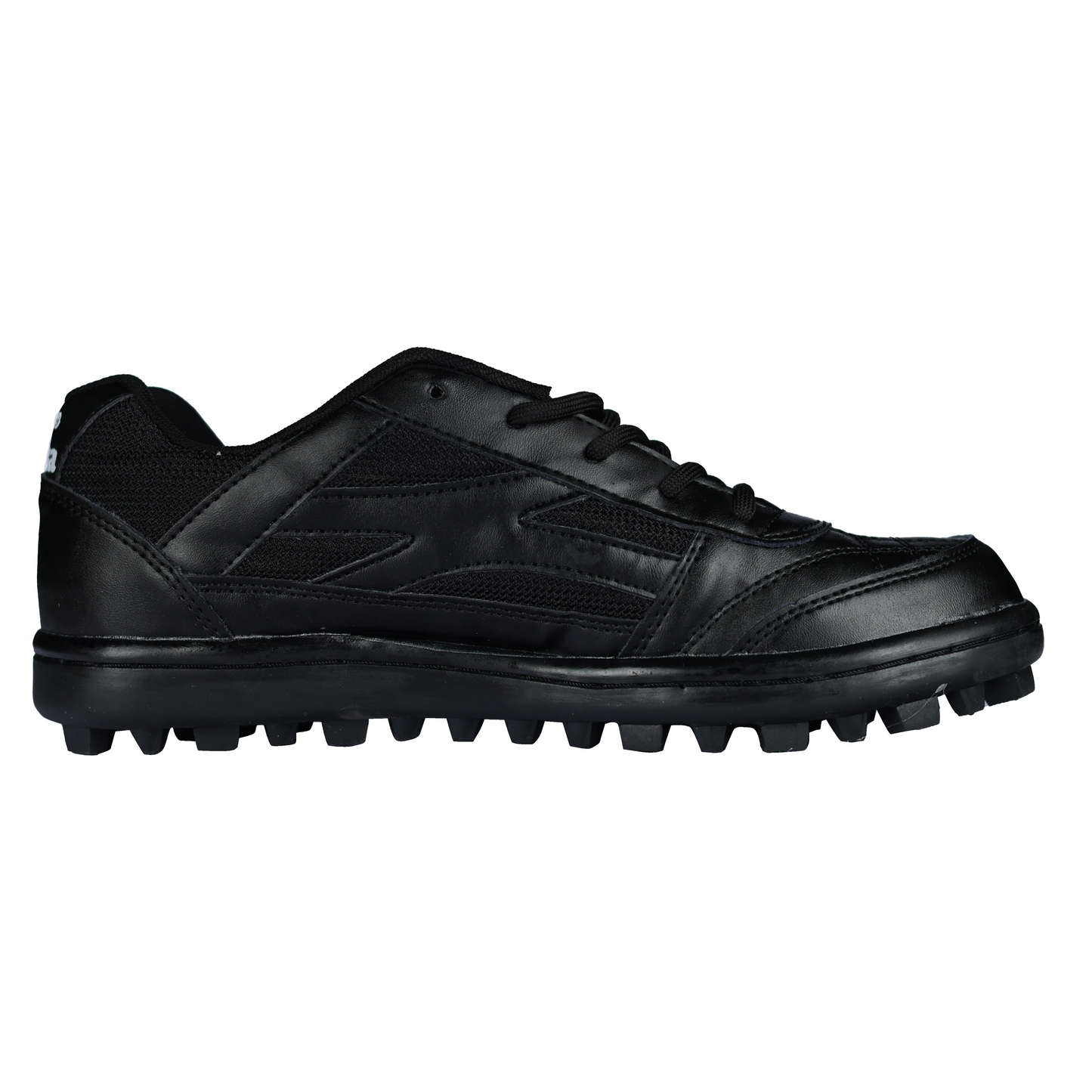 Fenta BLACK BULLS: Durable PU Work Shoe with High-Traction Black Rubber Sole