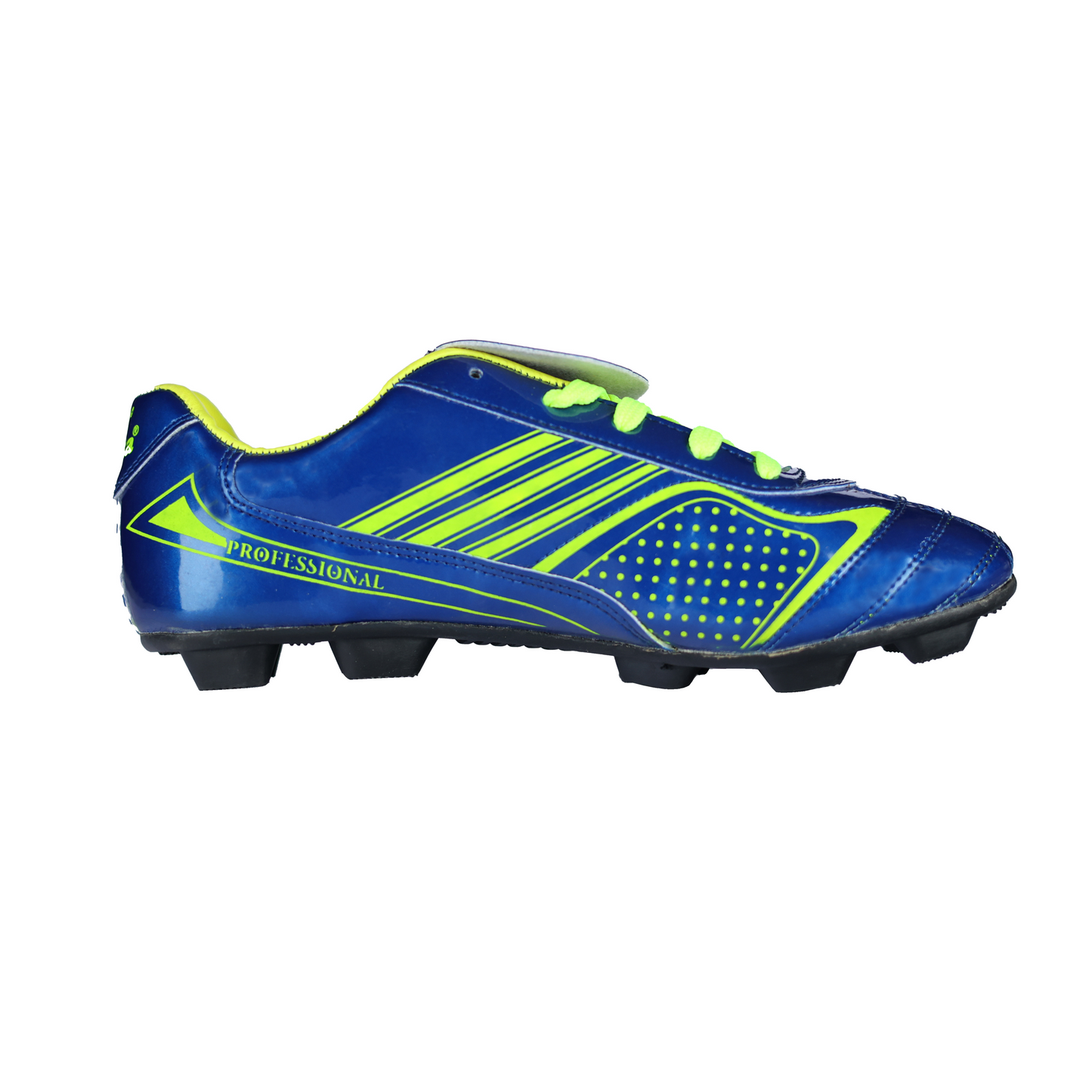 PROFESSIONAL: PU-PVC Soccer Shoe with Two-Tone TPU Sole