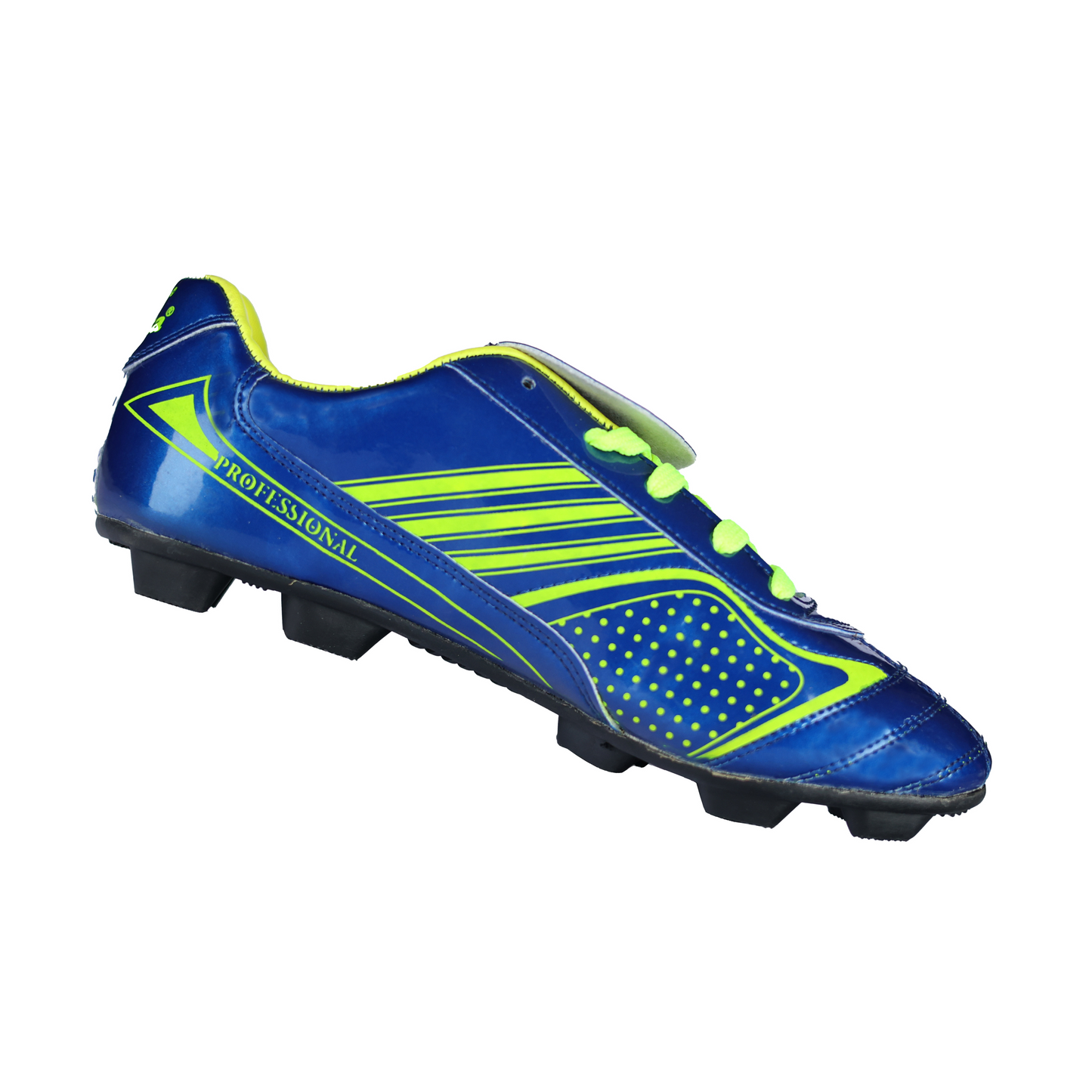 PROFESSIONAL: PU-PVC Soccer Shoe with Two-Tone TPU Sole