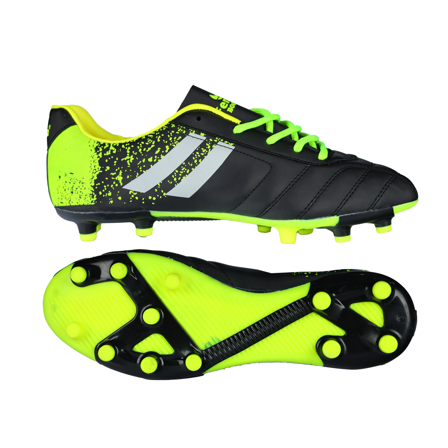 Fenta BOOST: PU-PVC Soccer Shoe with Two-Tone TPU Sole