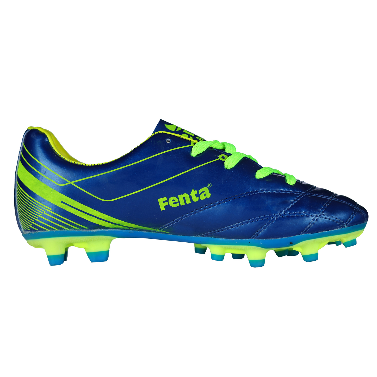 Fenta LEAGUE: PU-PVC Soccer Shoe with Two-Tone TPU Sole