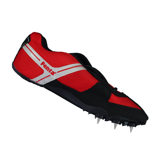 Fenta BOLT: Breathable Sabarlon & Mesh Shoe with Velcro Strap & Full Plate TPU Sole