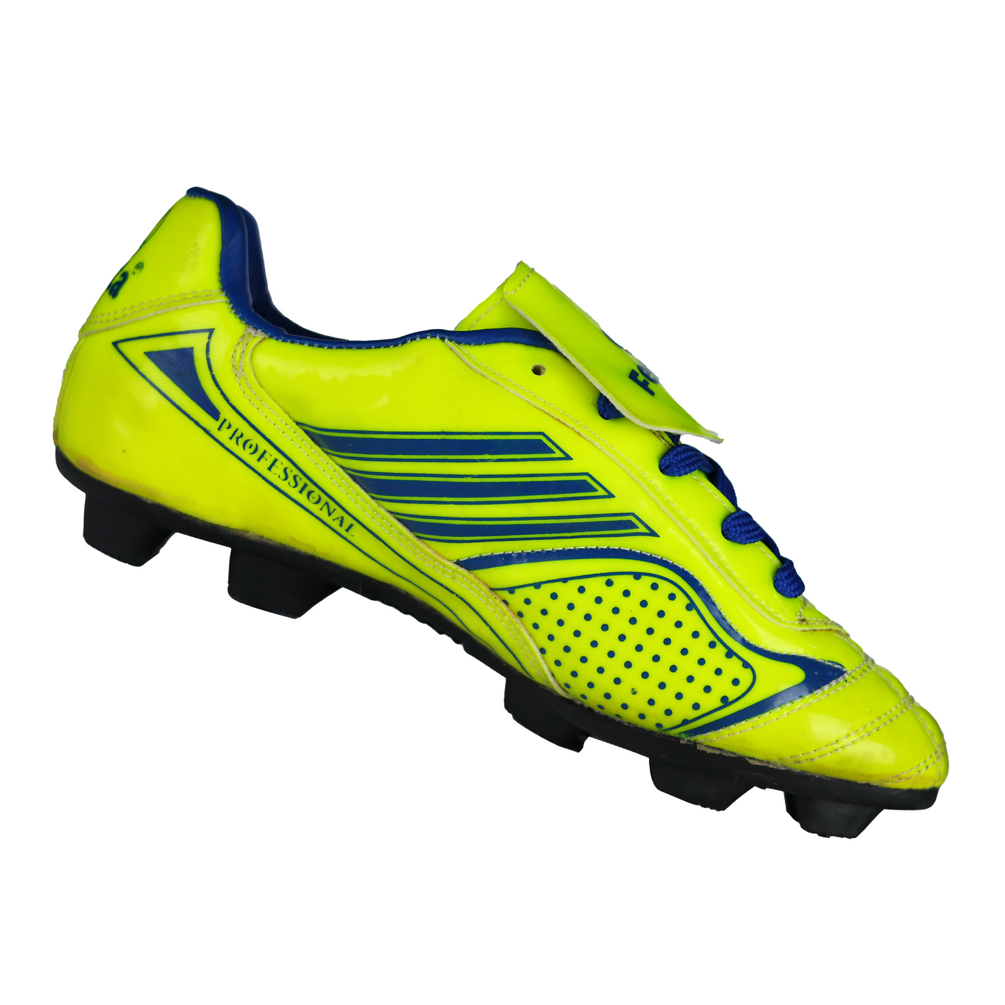 PROFESSIONAL: PU-PVC Soccer Shoe with Two-Tone TPU Sole