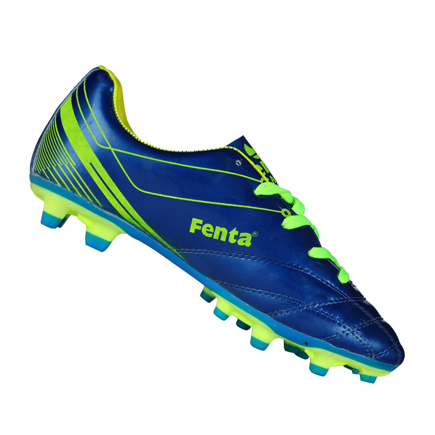 Fenta LEAGUE: PU-PVC Soccer Shoe with Two-Tone TPU Sole
