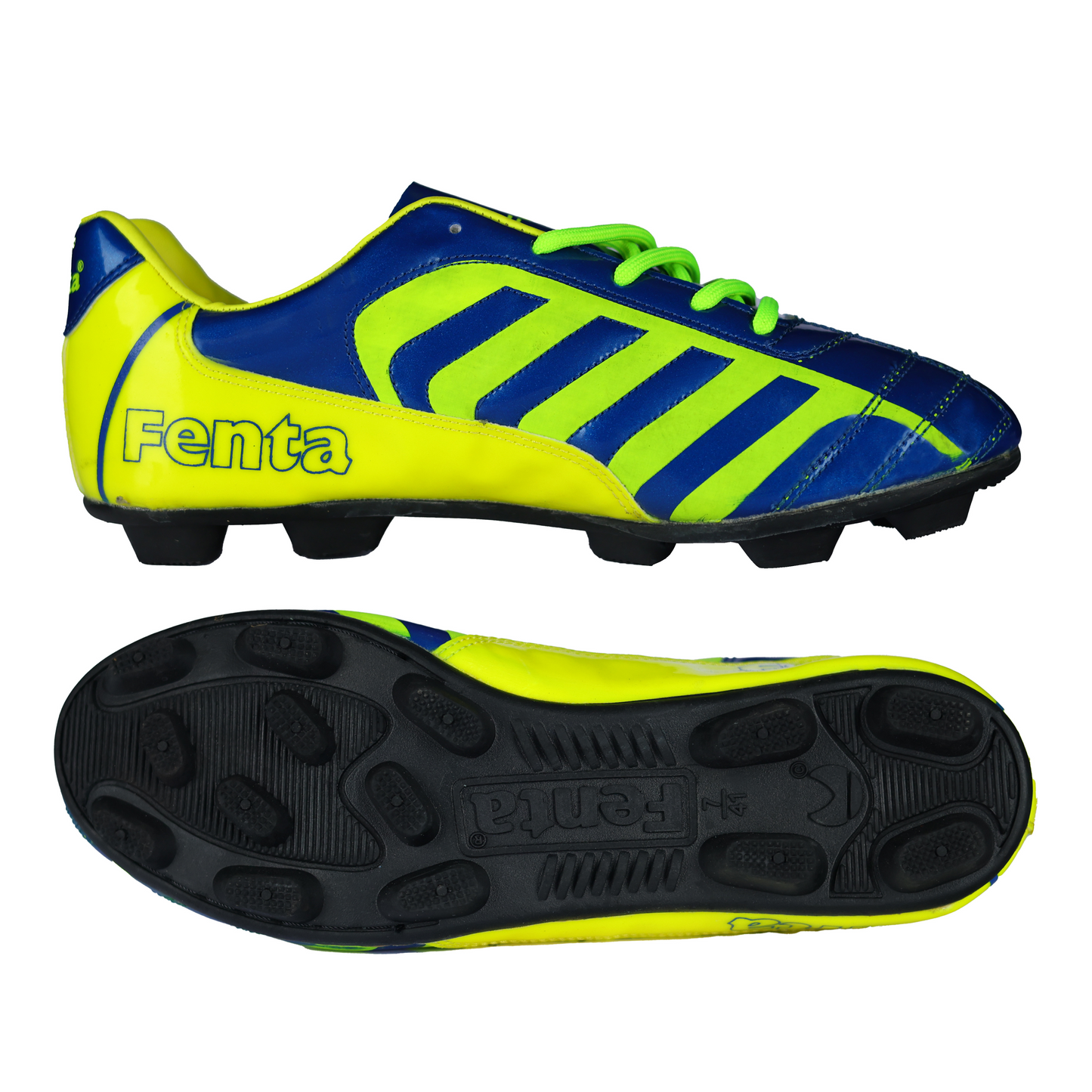 Fenta MESSI: Multi-Color PU-PVC Shoe with Black Rubber Sole