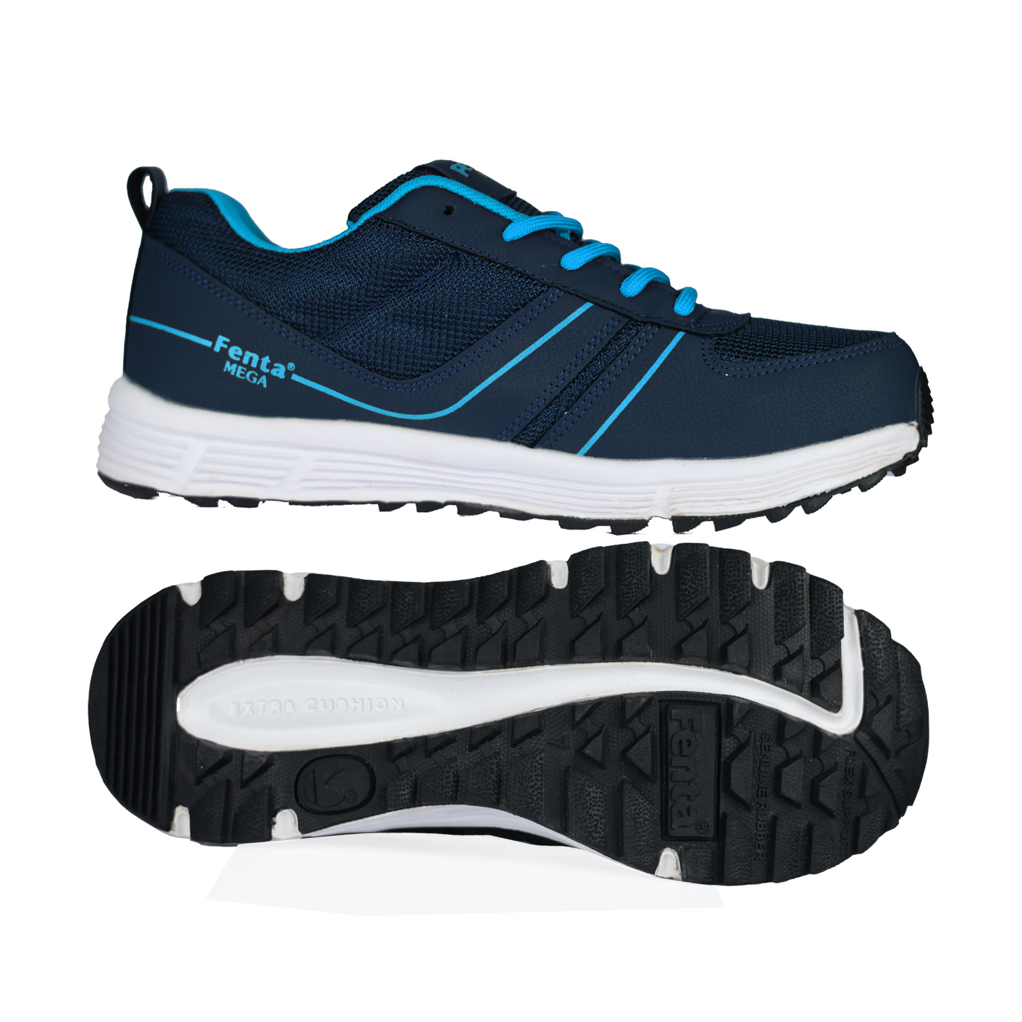Fenta MEGA: Ventilated PU-PVC Shoe with Cushioned Phylon Rubber Sole