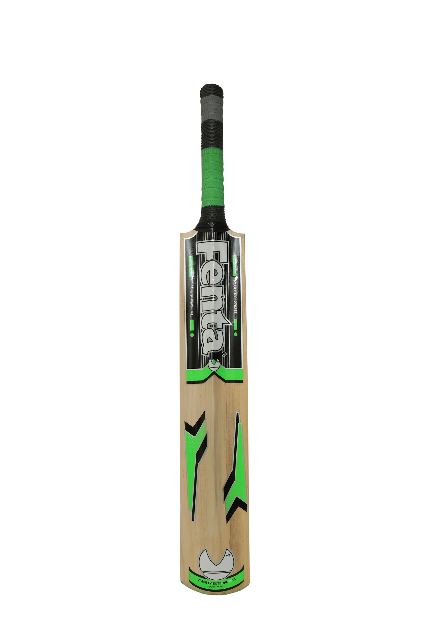FENTA CRUSH CRICKET TENNIS BAT – DOUBLE BLADE, CANE HANDLE, KASHMIR WILLOW