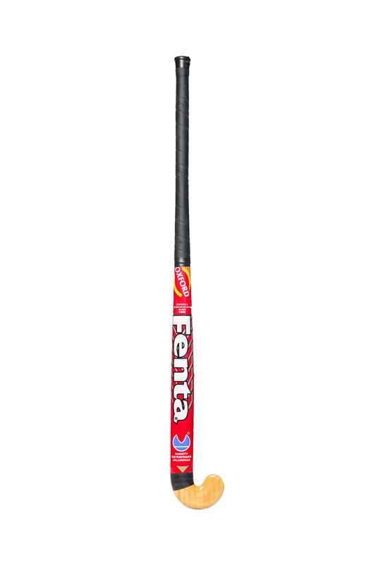 Double Fiberglass Hockey Stick with Selected Mulberry Head & Leather Grip