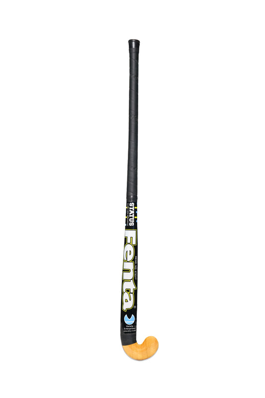 Reinforced Laminated Hockey Stick - Double Fiberglass, Full PU Grip