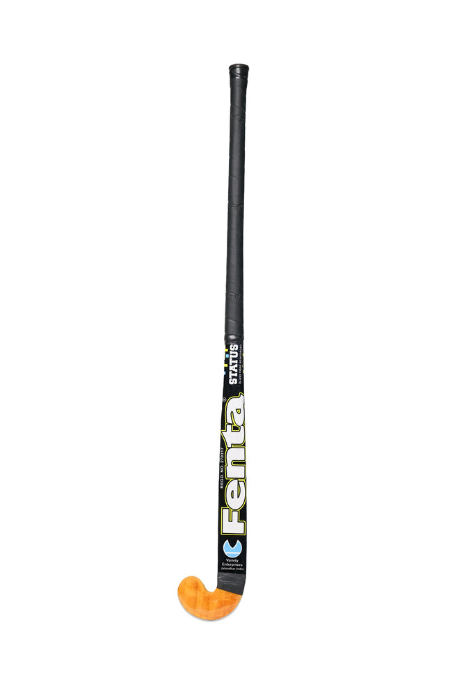 Reinforced Laminated Hockey Stick - Double Fiberglass, Full PU Grip