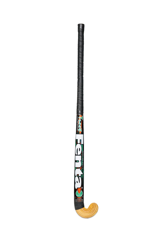 Laminated Mulberry Wood Stick - Fiberglass Reinforced, Half Leather Grip