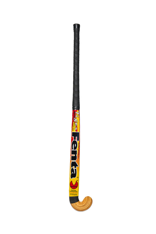 TIGER: Laminated Ash Wood Stick - Imported Grip, Reinforced with Fiberglass