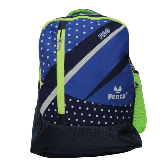 Fenta Boys and Girls Blue & Black Backpack