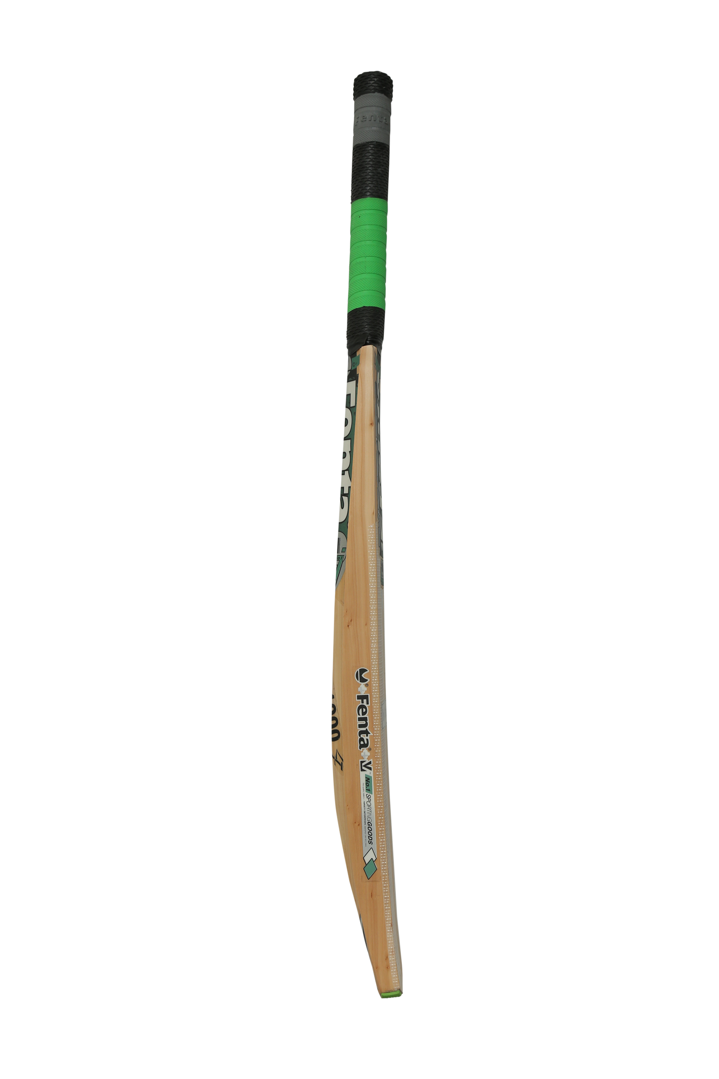 FENTA V-1000 CRICKET TENNIS BAT DOUBLE BLADE CANE HANDLE, KASHMIR WILLOW