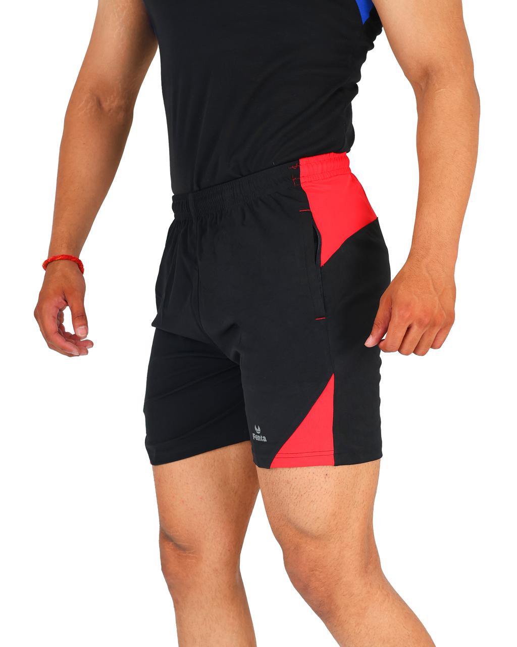 Fenta 4-Way Lycra Shorts with Dual Side Zippers