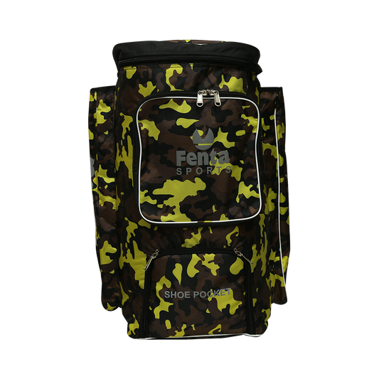 Fenta Pro Camo Print Cricket Kit Bag Backpack & Travelling Bag (Army Printed)