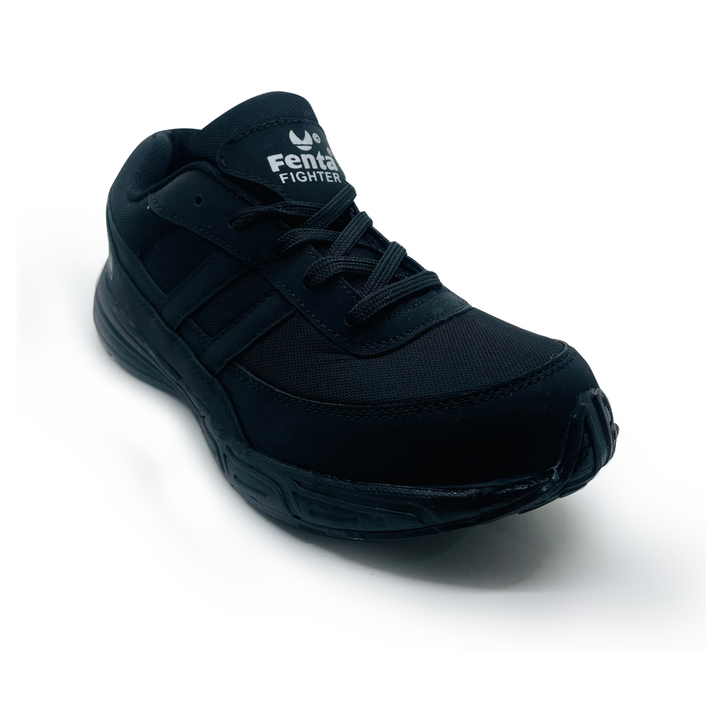 Fenta Sports Boys Fighter Marathon Shoes (Black and Brown)