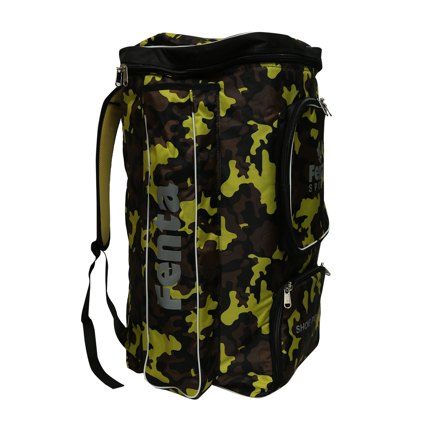 Fenta Pro Camo Print Cricket Kit Bag Backpack & Travelling Bag (Army Printed)