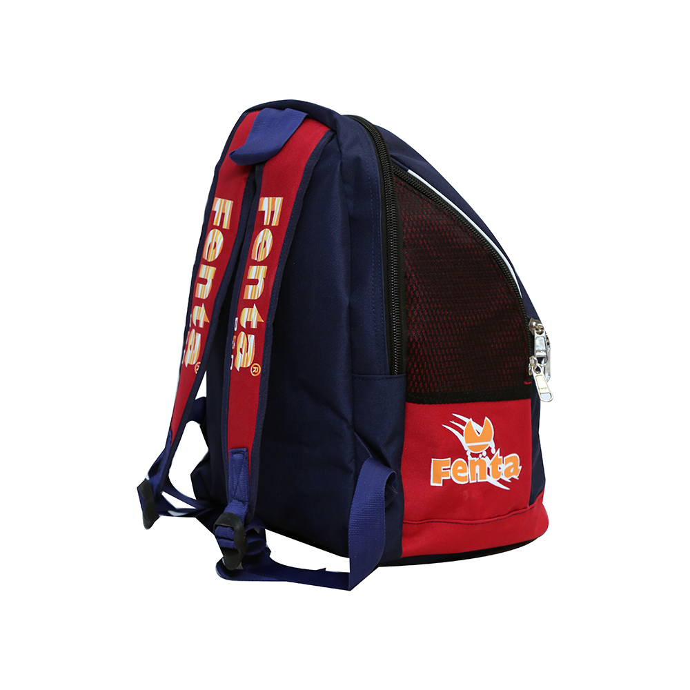 Fenta Navy Blue and Red Backpack