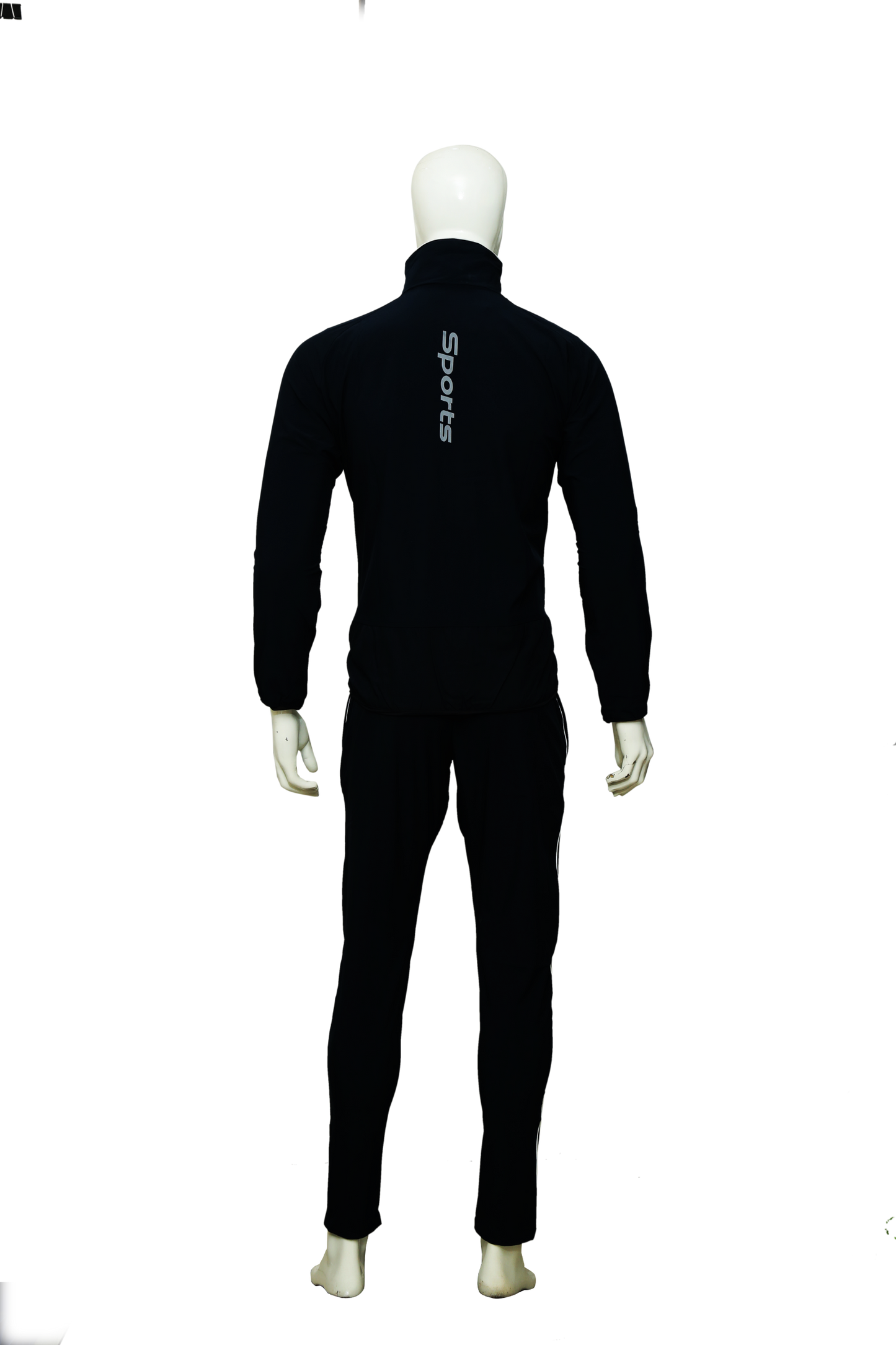 Fenta Sports Lotus Pro Boys Super Micro  Full Stretchable track suit (Black)