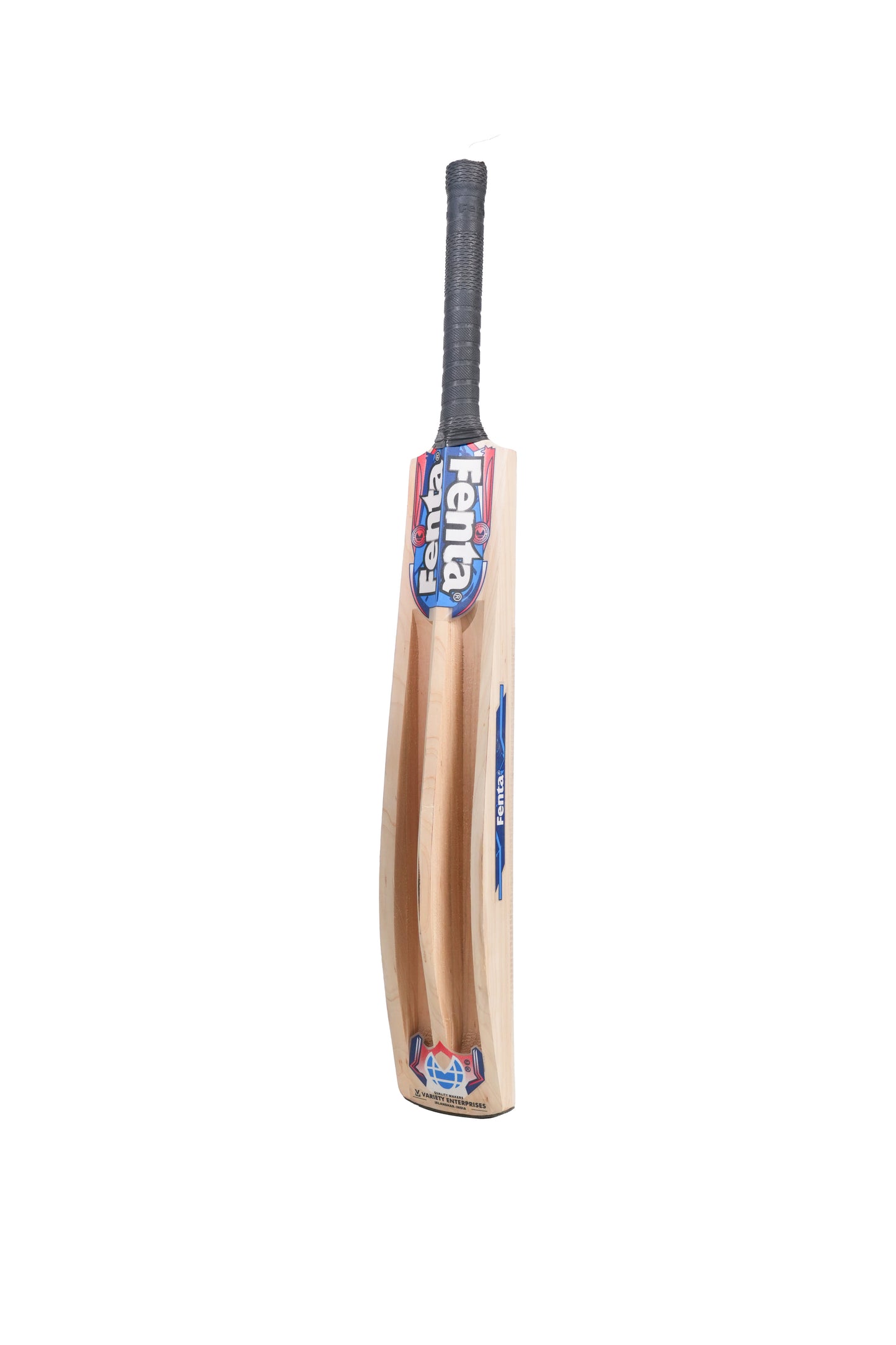 FENTA BRAVO Cricket Tennis Bat Double Blade Cane Handle (Kashimir Willow)