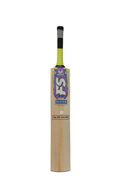 FENTA DUSTER CRICKET TENNIS BAT DOUBLE BLADE CANE HANDLE, KASHMIR WILLOW
