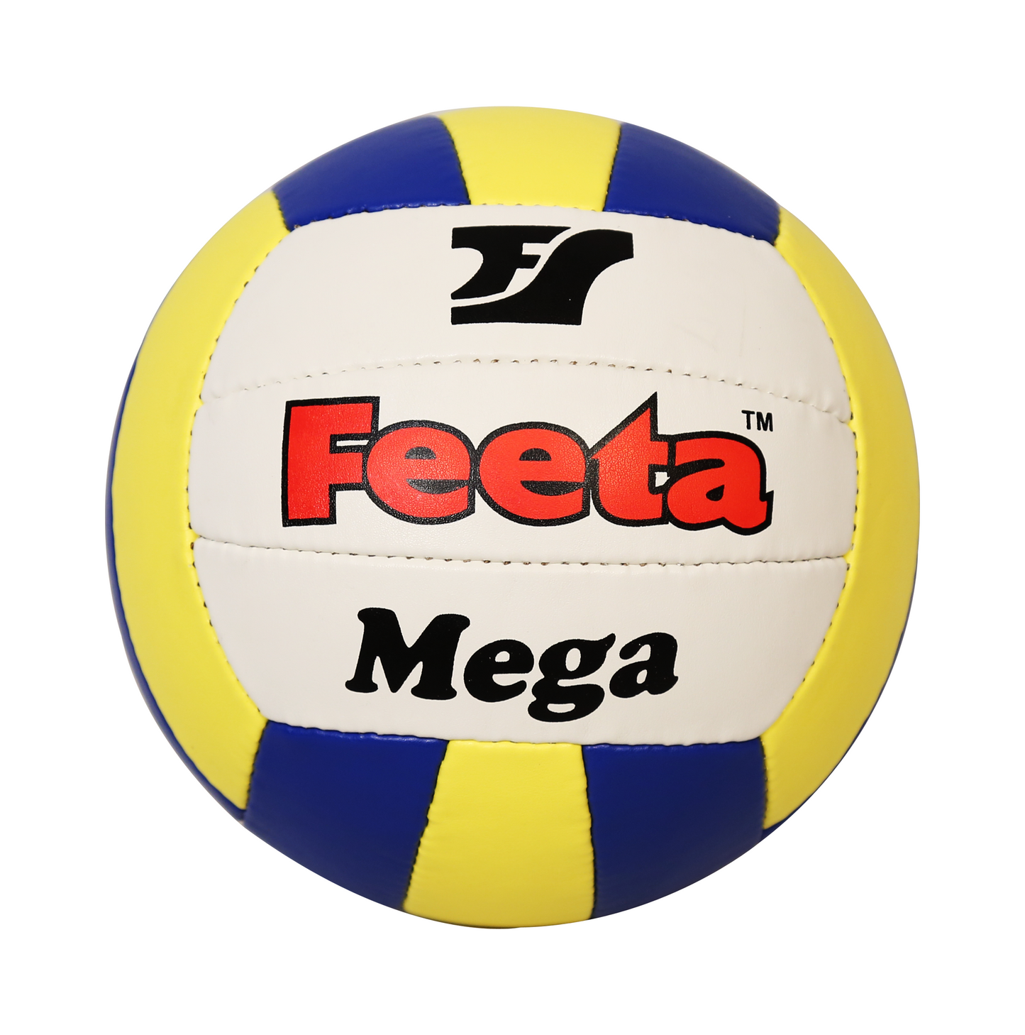 Fenta Sports Mega Volleyball (White+Yellow+Blue)
