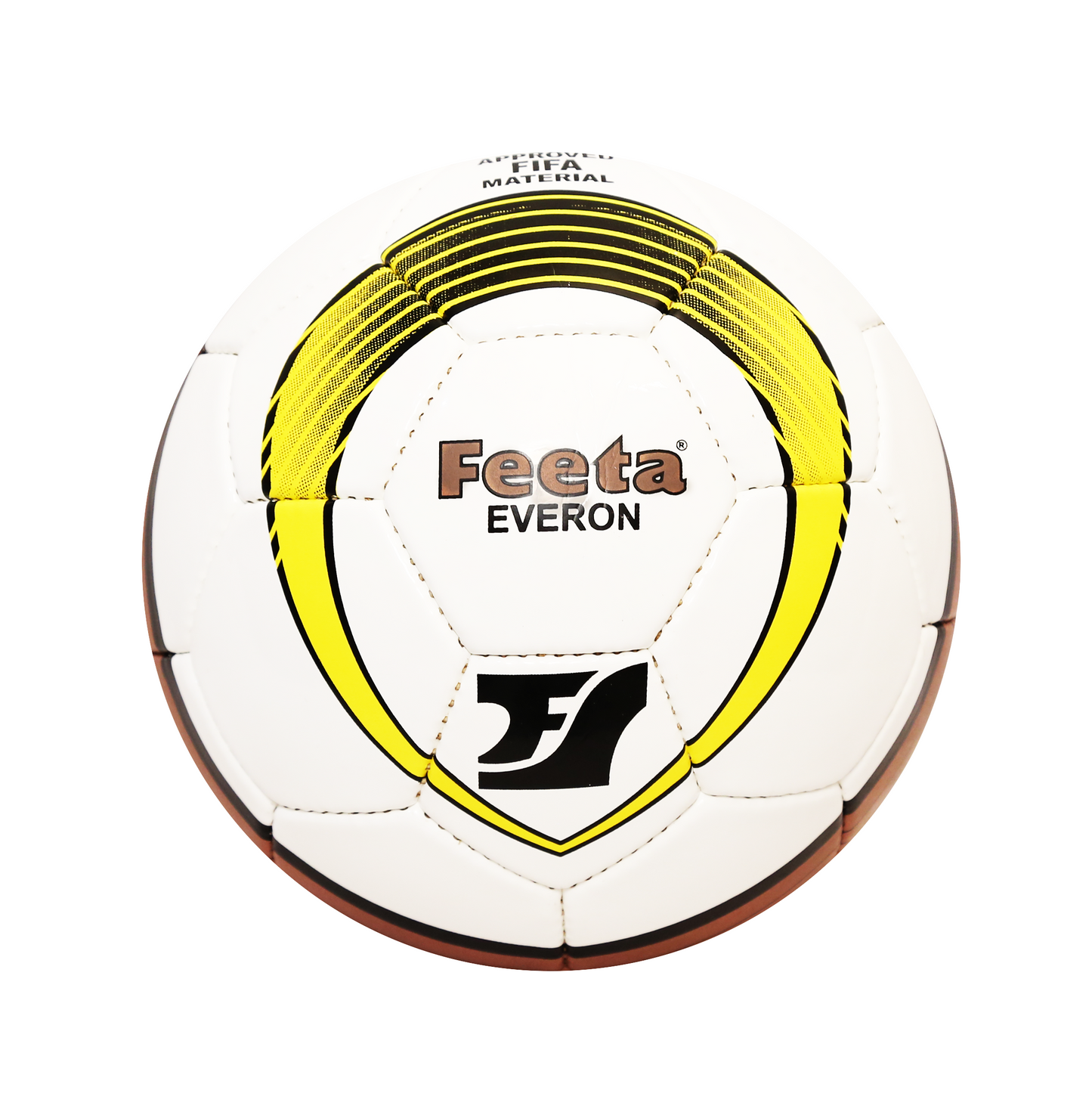 Fenta Sports Unisex Evron Football (White Yellow)