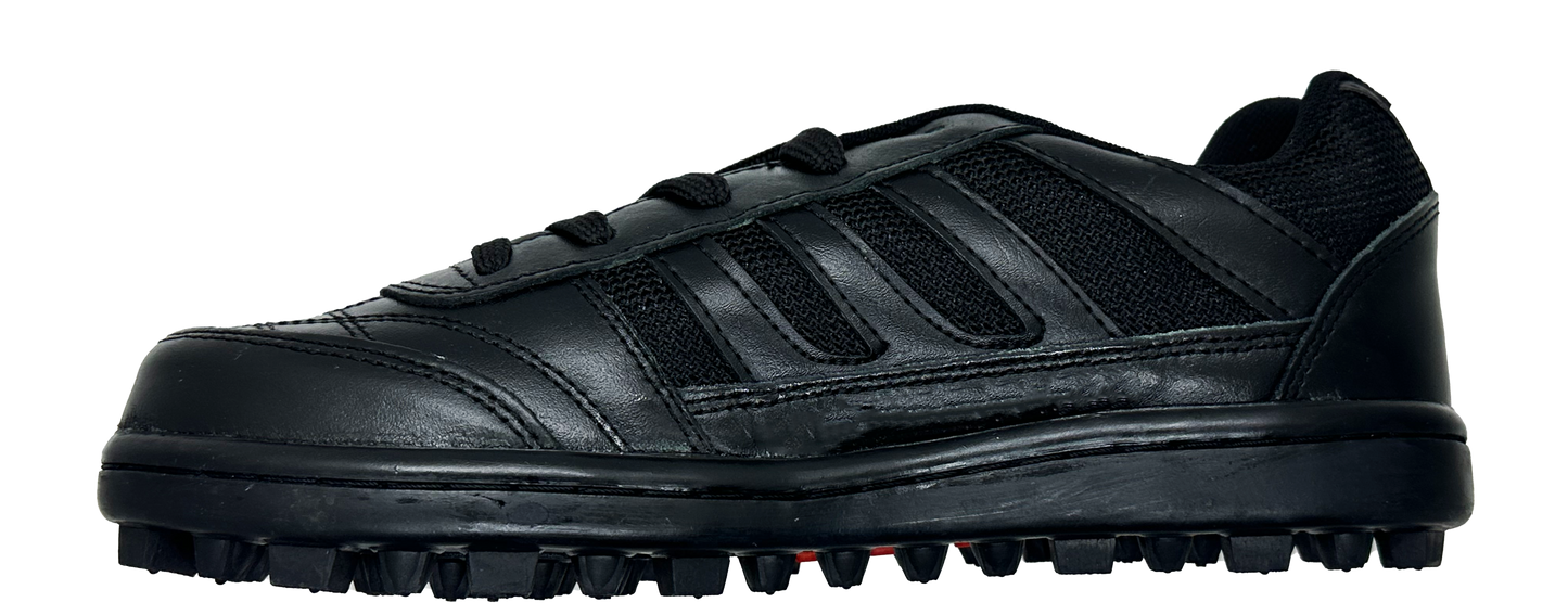 Fenta Men's Diamond Leather Hockey Shoes (Black)